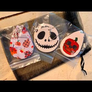 Set of 3 Spooky Halloween Earrings👻